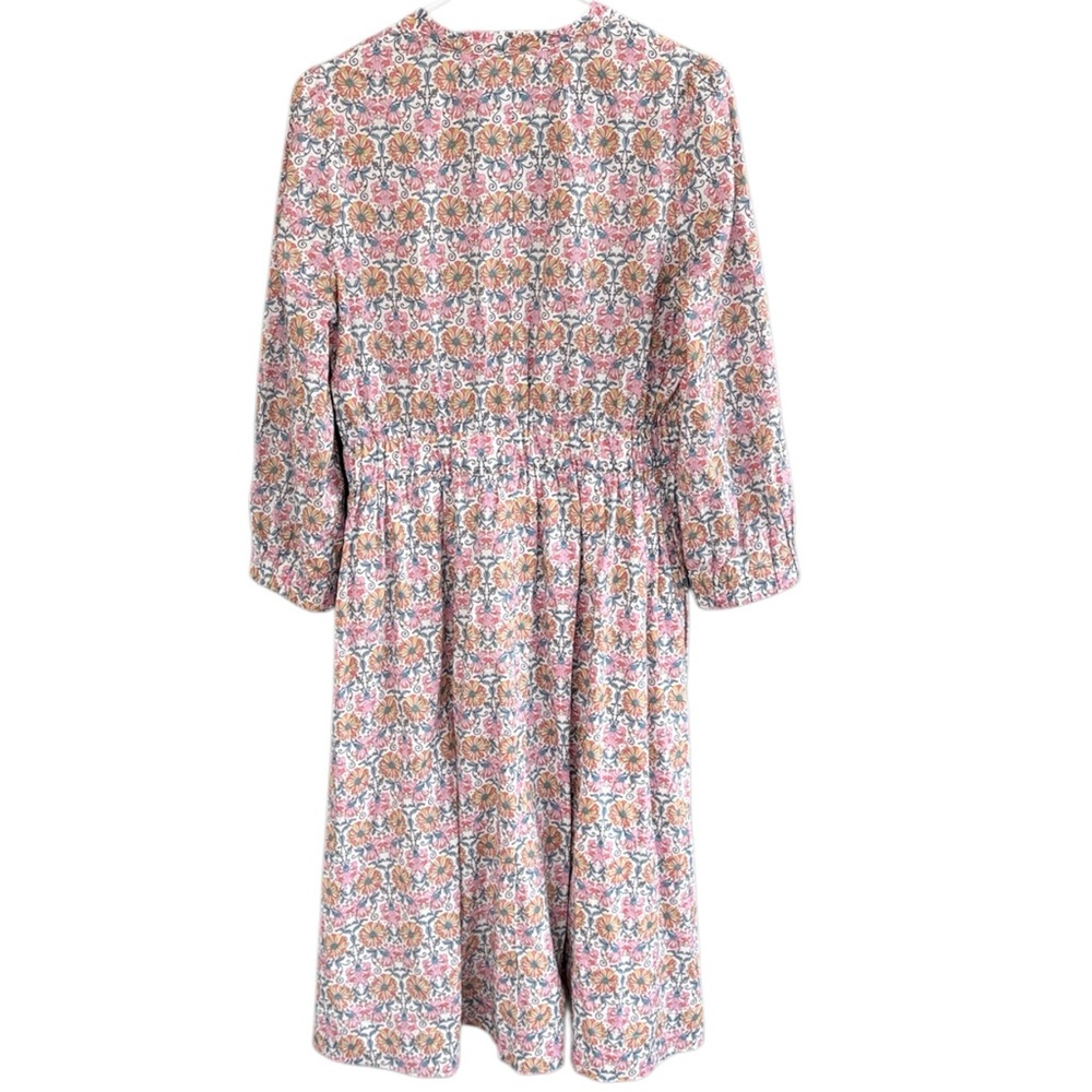 Like New J. Crew Liberty Fabric Midi Dress Honeysuckle Floral Small - Picture 12 of 13